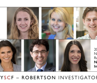 Mosaic of peoples faces smiling representing the winners of the Robertson Awards